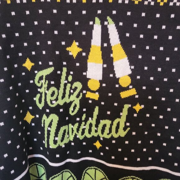 Corona Holiday Cardigan Sweater Size Medium Feliz Navidad Long-Sleeve NWOT - Picture 5 of 5
